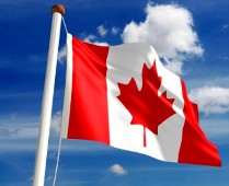 The Canadian flag