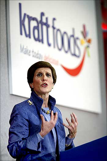 Kraft Foods Inc CEO Irene Rosenfeld.