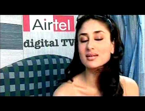 Actress Kareen kapoor in Airtel ad.