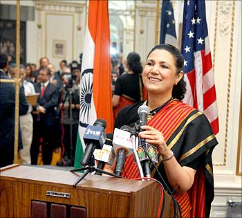 Image: Indian Ambassador to the United States, Meera Shankar. Photograph: Paresh Gandhi