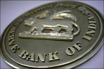 The Reserve Bank of India emblem.