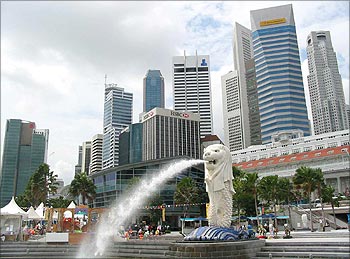 Singapore has the highest concentration of millionaires.