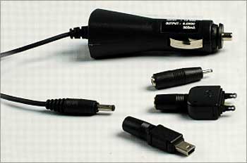 Car charger: Charge your phone by plugging the  charger into the cigarette lighter port in any car.