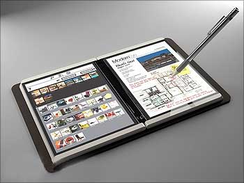 Microsoft's new tablet PC, Courier.