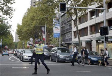 Traffic in Melbourne.