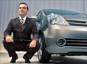 Carlos Ghosn CEO and President of Renault of France and Nissan of Japan.