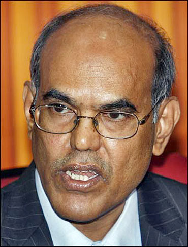 RBI Governor Duvvuri Subbarao.