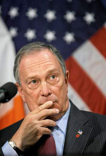 New York mayor Michael Bloomberg.