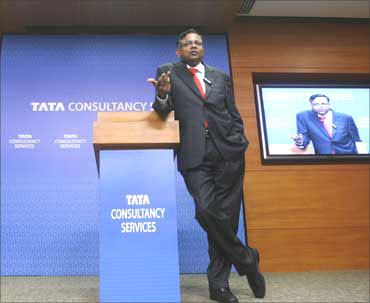 Tata Consultancy Services chief executive N Chandrasekaran.