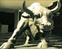 The stock exchange bull