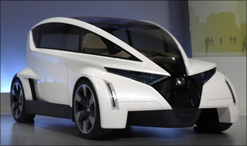 The Honda P-NUT (Personal Neo Urban Transport) concept vehicle.