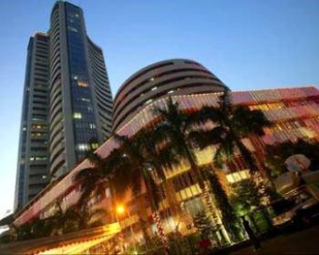 The Bombay Stock Exchange in Mumbai.