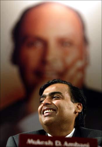 Image: Reliance Industries Ltd chairman Mukesh Ambani. Photograph: Arko Datta/Reuters