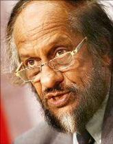 Image: IPCC chief Rajendra Pachauri. Phiotograph: Reuters