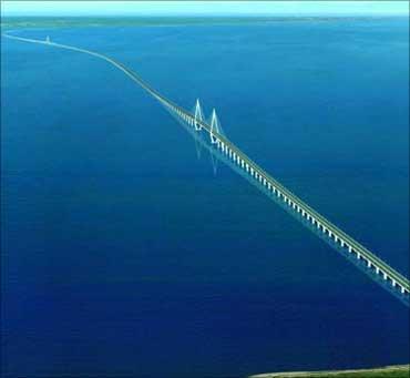 Hangzhou Bay Bridge.