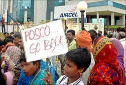 Protest against Posco
