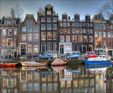 Amsterdam, capital of The Netherlands.