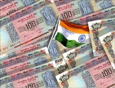 Rupee notes.