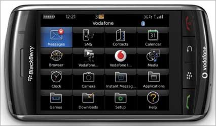 BlackBerry phone.