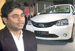 A R Rahman; Toyota Etios