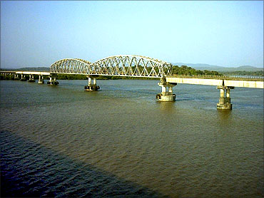 A bridge on the Konkan route.