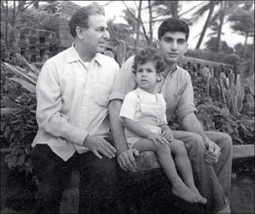 Naval Tata, Ratan Tata and Noel Tata (in the centre).