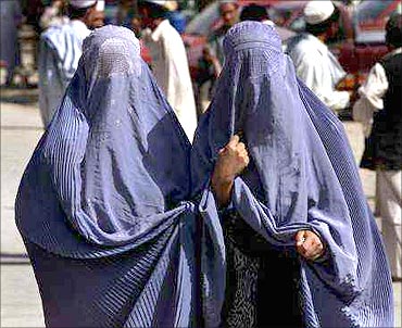 Women in Afghanistan.