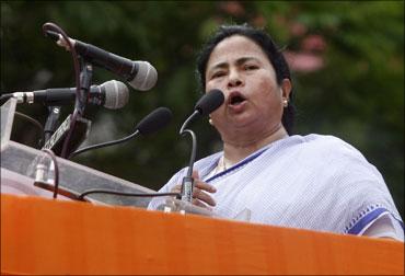 Railway Minister Mamata Banerjee.