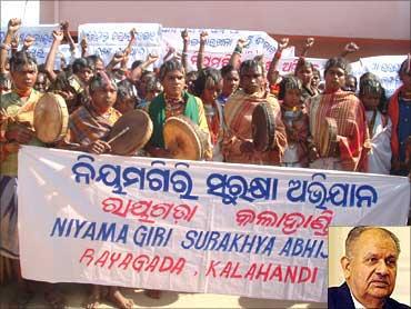 The culture of one of India's most isolated tribes, the Dongria Kondh, is being threatened by Vedanta Resources. Inset: Ex Cabinet secretary Naresh Chandra.