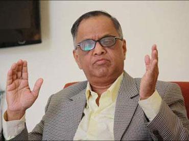 Infosys chief mentor N R Narayana Murthy.