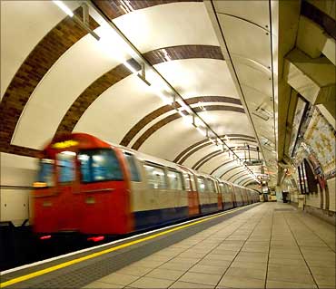 The London Tube.