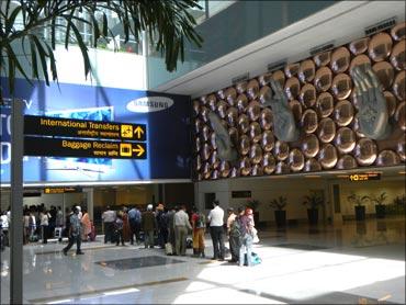 Delhi International Airport.