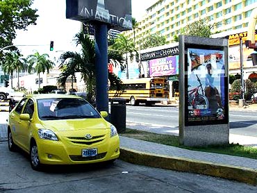 Panama City has one of the cheapest taxis.
