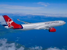 A Virgin Atlantic flight