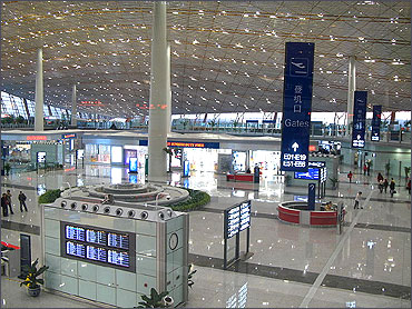 Terminal 3 with Duty-Free shops.