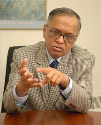 N R Narayana Murthy thought of Infosys in 1980.