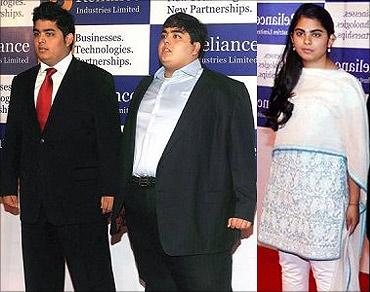 Mukesh Ambani Sons