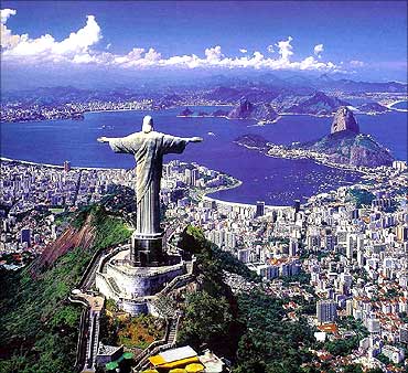 A view of Rio de Janeiro.