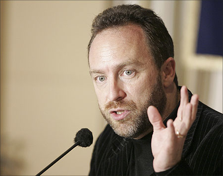 Jimmy Wales, founder of Wikipedia.