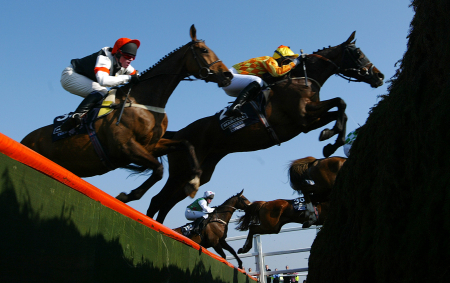 Gambling on horse-racing is popular.