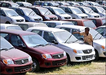 Market leader Maruti Suzuki India posted a marginal increase in domestic sales at 84,595 units last month.