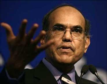 Reserve Bank of India Governor D Subbarao.