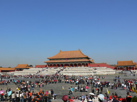 Forbidden City in China.