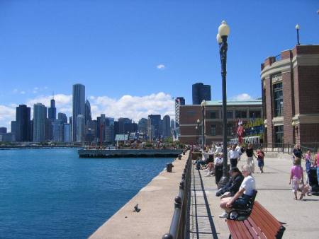 Navy Pier in Chicago.