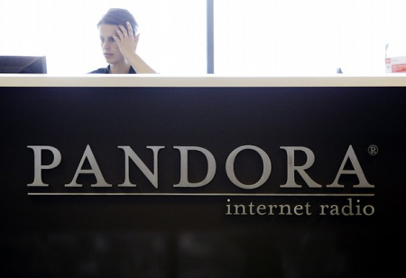13,000 hours of music is streamed on Pandora.