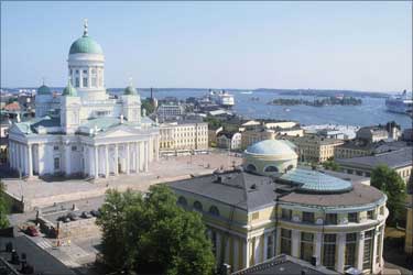 Senate Square in Helsinki.