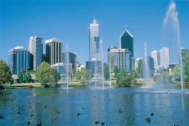 Perth skyline.