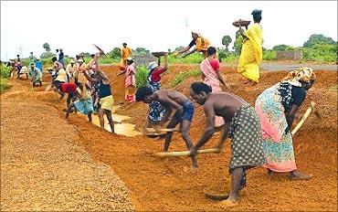 NREGA workers.