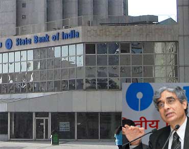 Inset: O P Bhatt, CMD, State Bank of India.