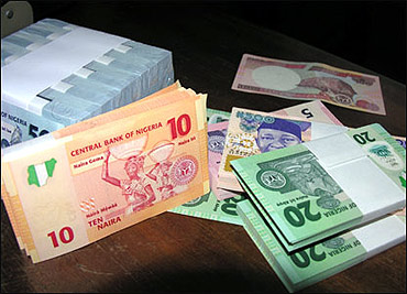 Nigerian currency.